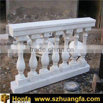 White Marble modern design for balcony railing