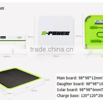 HOT 2015 Newest Design Best Quality Best Price Solar Power Bank, Solar Mobile Charger by Shenzhen Factory/Do Your Own Logo photo-5