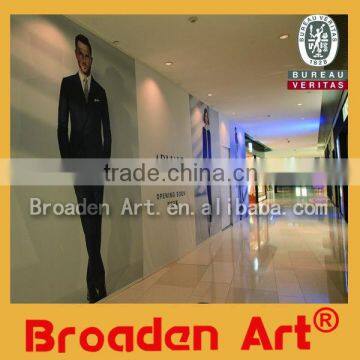 outdoor banner cheap wood fence photo poster printing
