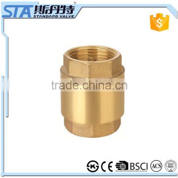 ART.4004 High Quality Pressure Of Spring Loaded Forged One Way Full Brass Check valve For Pex And Pap Pipes manufacture Price