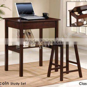 Furniture,Entertainment and Home Office,chair,table,study set,desk,study shelf,computer table (Lincoln Study Set)