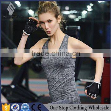 The eplosion of non Yiwu foreign trade Weihuo Fitness Yoga Gymnastics high elastic running speed dry vest WA19