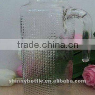 1080ml water glass jar, transparent glassware