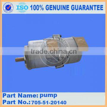 Japan brand loader spare parts WA320-1 WA300-1 hydraulic pump 705-51-20140 hydraulic pump ass'y