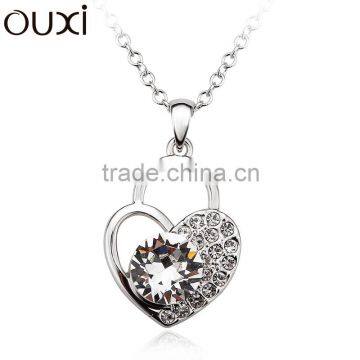 OUXI 2015 show love heart necklace