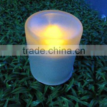 Solar Glass Candle Light