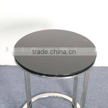 Wooden Top Steel Frame Coffee Table