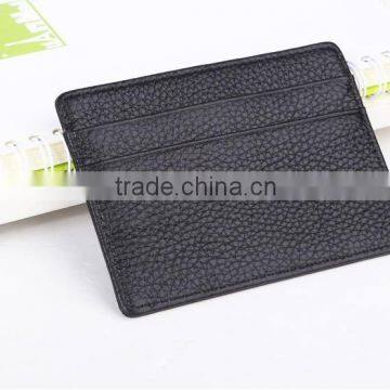 leather id card holder with custom box