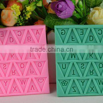 Silicone Letter Mold Candy Making Alphabet Fondant Molds photo-3