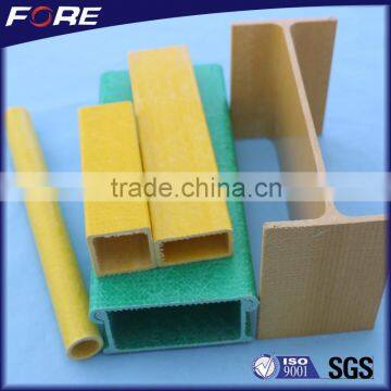 Flame retardant scratch resistance rectangular fiberglass tube