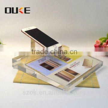 shop retail new arrival acrylic mobile phone display stand