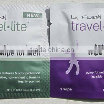 OEM individual disposable anti-sweat wet wipes