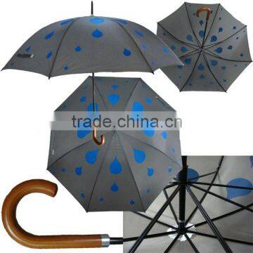 cheap grey advertising golf umbrella