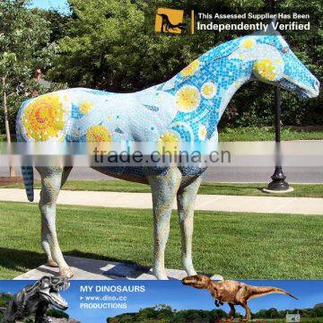 My Dino-C050 Life Size Fiberglass Horse Statue for Outdoor Decoration photo-5