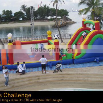 Park Inflatable obstacle course for kids