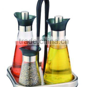 Elemental Kitchen trade assurance oil and vinegar salt and pepper seasoning bottle set