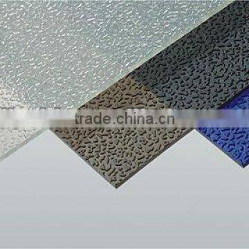 Polycarbonate embossed sheet/Raindrop embossed sheet/polycarbonate sheet/embosed sheet