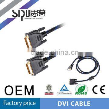 SIPU good quality dvi to dvi cable dvi splitter cable supplier