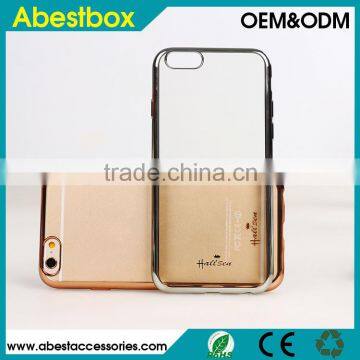 NEW Shining Ultra-thin Electroplating Anti-scratch TPU Protective Case for iPhone 6