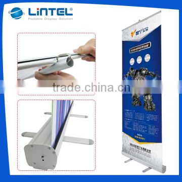 economic aluminum retractable banner stand roll up banner stand LT-0B