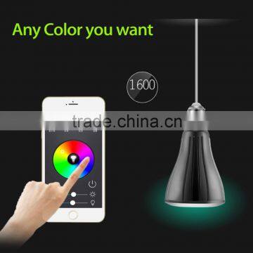 NEW Wireless IR Remote RGBW Bluetooth Control Music Audio Speaker LED Color Bulb Light Lamp White E27 photo-2