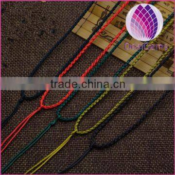 Colorful braided nylon cord bracelet thread 1.8mm thick 50mm length