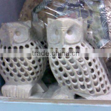 owl statue with jali