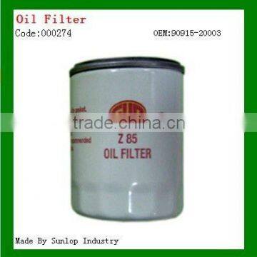 Toyota Commuter parts hiace oil filter for hiace 2005 oil filter 90915-20003