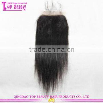 Qingdao Factory Price Hair Closure Piece Vrigin Brazilian Straight Lace Closure Free Parting Lace Closure