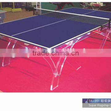 18mm thickness board with super flagship crystal pong table