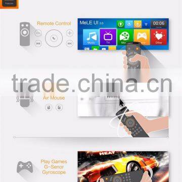 New Arrival Mele F10 6 In1 Wireless Keyboard+Fly Air Mouse+HTPC/Game/IPTV Wireless Remote Control With USB Receiver