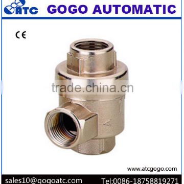 brass or aluminum Pneumatic air exhaust Check Valve globe stainless steel