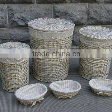 Willow Laundry Baskets,Very Competitive Price,Good Quality