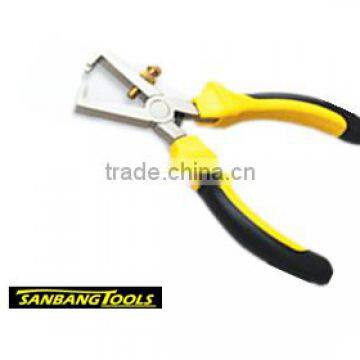 Wire stripping pliers