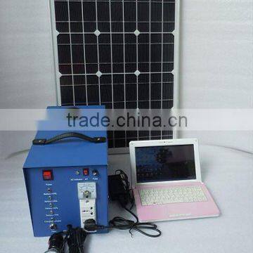 Solar System With AC&DC Output,inbuit AC Charger&UPS System