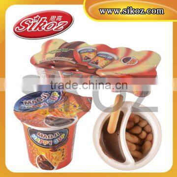 SK-Q199 Happy Chocolate Cup with Sweet Biscuit