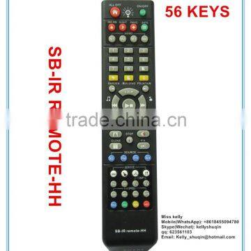 56 keys 56 buttons LCD/LED universal remote control with light SB-IR REMOTE-HH