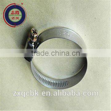 ZX factory supply American type stainless steel hoese clamp