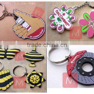 New OEM custom design soft pvc keychain