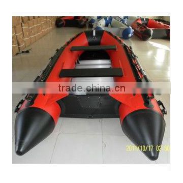 CE PVC optioanl floor inflatable boat