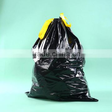 black garbage bags