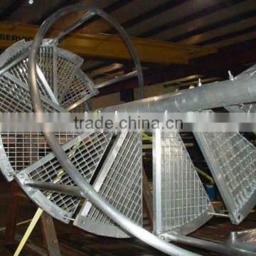 China supplier metal spiral stair treads for sale