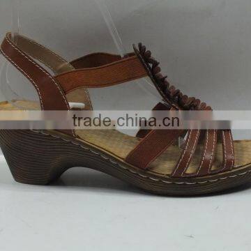 sexy wedge ladies shoe with jute