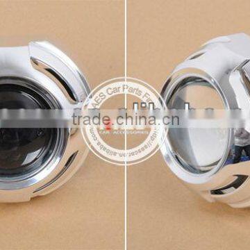 2.5" MINI HID BIXENON PROJECTOR LENS FOR H1 BULB CAR GIFT:CHROME SHROUND