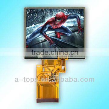 3..5 inch TFT LCD Module with 320*240 resolution and 500 brightness