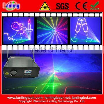 2.5W animation ILDA laser disco lighting LOGO projector