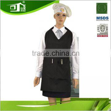 100% Polyester Waiters' Aprons Bar Uniform With Pocket