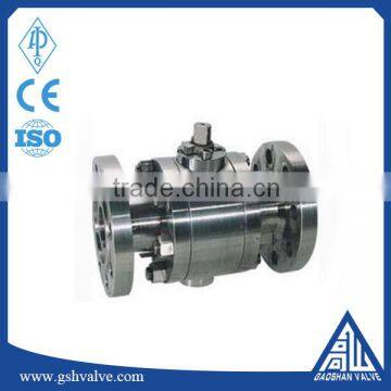 High Pressure A105 Forged Steel Hard Sealing Flange Type Ball Valve photo-3