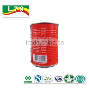 400G High Quality Manufactory Brix 28-30% Canned Tomato Paste photo-6
