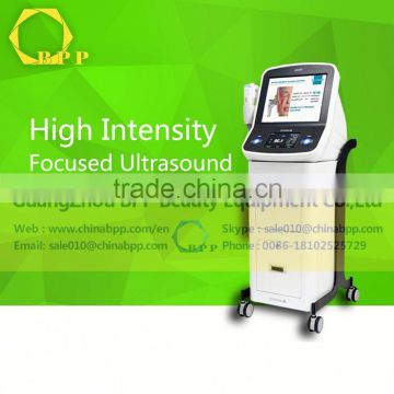 High Intensity Focused Ultrasound Portable Hifu Machine / High Intensity Focused Hifu For Wrinkle Removal / Hifu Face Lift With CE Forehead Wrinkle Removal